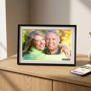 Cadre photo numérique WiFi Sudex SFL-05 Frameo, écran tactile 10,1 pouces, 16 Go, affichage intelligent pour partage vidéo - Product Image 4
