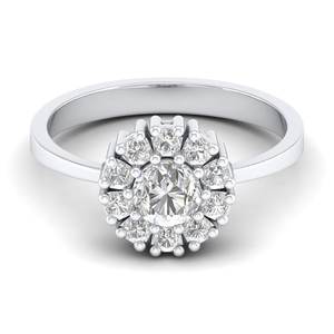 Anillos de Compromiso REYES de Plata Esterlina 925 con Moissanita Certificada GRA para Mujer, Precio al por Mayor, Regalo de Boda, Joyería Fina - Product Image 1