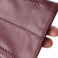 Desain Terbaru Sarung Tangan Kulit Layar Sentuh Musim Dingin dengan Lapisan Bulu Berkualitas Tinggi Ramah Lingkungan untuk Penggunaan Sehari-hari Gaya Sederhana Harga Grosir