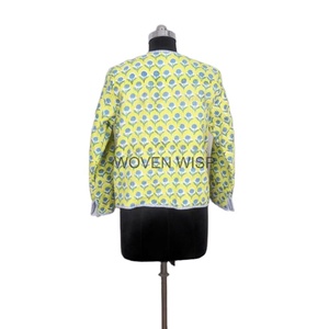 Chaqueta acolchada de algodón con estampado de bloque de mano indio para mujer, Kimono corto, Chaqueta corta, abrigo hecho a mano, nueva chaqueta Floral - Product Image 3