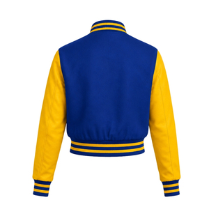 Chaqueta Bomber Corta de Satén para Mujer Sigma Gamma Rho, con Dobladillo Acanalado, Cierre Frontal con Cremallera, Prenda Casual y Elegante para Sororidad, con Logotipo Personalizado - Product Image 2