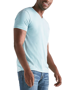 Nuevas Camisetas de Cuello en V Ajustadas para Hombre, Camisetas de Verano de Color Sólido para Hombre, Camisetas de Algodón Lisas de Talla Grande para Hombre - Product Image 2
