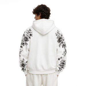 Sudadera con Capucha de Invierno al por Mayor, con Estampado Gráfico Bordado, Personalizada, Oversize, Estilo Urbano, OEM/ODM, Fabricante para Hombre Y2K - Product Image 2