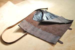 Bolsa de Cuero Premium para Cuchillos de Chef, Organizador de Cocina para Restaurante, Resistente a Olores, de Alta Resistencia, Cómoda Funda para Utensilios de Cocina - Product Image 4