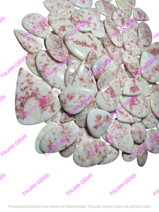 Magnifiques cabochons en cinabre rose naturel de haute qualité pour la décoration d'ongles, pierres précieuses en vrac pour bijoux, FAIJAN GEMS Rajasthan - Product Image 4