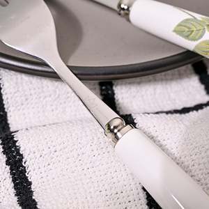 Hydrangea Bloom Metal Disposable <b>Forks</b> Set of 4-Including Dinner and Fruit <b>Forks</b> for Home Restaurant and Back to School Use - Product Image 3