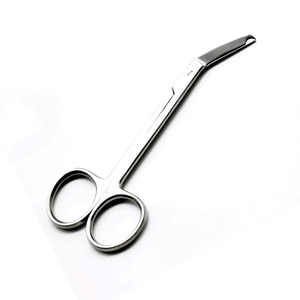 Ciseaux à pointe incurvée de haute qualité pour usage chirurgical, en acier inoxydable de qualité supérieure et instrument métallique de qualité. - Product Image 5