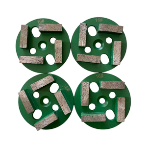 KA + Disco de molienda de hormigón de 4 segmentos de alta calidad 100mm 12mm de espesor Herramientas abrasivas de diamante OEM personalizable 1 año de garantía - Product Image 1