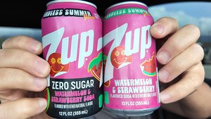Wholesale 7UP Watermelon Strawberry Soft Drink 330ml Sparkling Carbonated <b>Beverage</b> Bulk Supply Premium Export Quality - Product Image 2