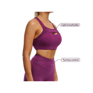 Women's Plus Size Customizable 2-Piece Yoga Set Belt <b>Lace</b> Casual Spring Lightweight <b>Elastic</b> Waist Gym Wear Sweat-Wicking - Product Image 2