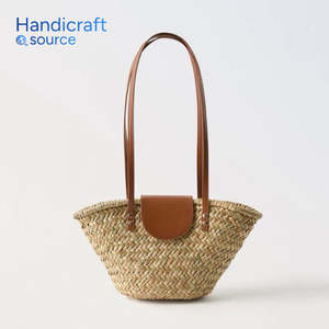 Bolsas de paja de moda de alta gama, Bolsas de paja de estilo callejero únicas-Producción rápida, Bolsas de paja disponibles de gran stock. - Product Image 3