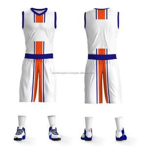 Maillots et ensembles d'uniformes de basketball sans manches 100 % polyester de haute qualité à prix abordable avec noms d'équipe personnalisés - Product Image 3