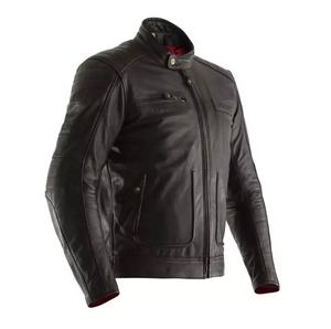 Chaqueta de moto de cuero para Hombre | Elegante chaqueta de motorista aprobada por CE | Chaqueta de montar duradera para todas las estaciones - Product Image 4