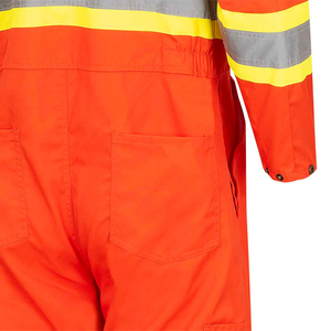 Combinaison de travail pour hommes en coton respirant de haute qualité avec détection par aiguille, uniforme de travail durable et réfléchissant pour mécaniciens - Product Image 4