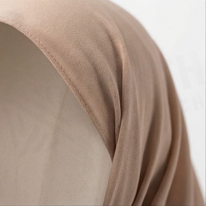 Hiyab de Chifón de Color Sólido para Mujer, Transpirable, para Uso Diario, Pañuelo Étnico de Oriente Medio - Product Image 4