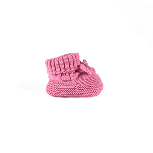 Zapatitos de Bebé Tejidos en Rosa, 100% Algodón, Calcetines Casuales de Invierno para Recién Nacidos, Color Sólido, Grosor Estándar, Temporada de Primavera, 0-3 Meses - Product Image 6