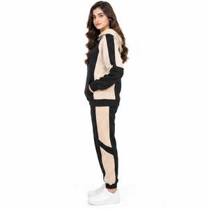 Vêtements de sport confortables pour femmes, idéaux pour le fitness, ensemble veste et pantalon légers et respirants - Product Image 3
