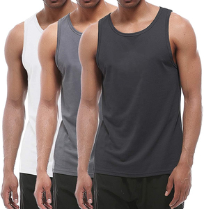 Black Cotton <b>Men</b> Fit Slim tank Top Wrestling <b>Singlet</b> t Shirt Gym Club Wholesale Price Tank-tops with cheap quality OEM - Product Image 3