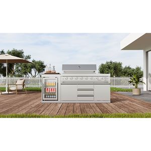 Frigorifero da Esterno in Acciaio Inox 304 con Regolazione a Sei Velocità e Porta a Rimbalzo Automatico, Facile da Usare, per Vino e Bevande - Product Image 5