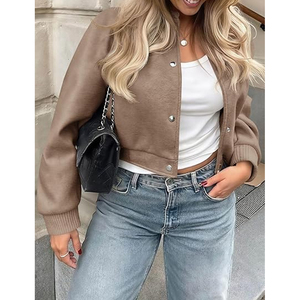 Custom Women Letterman Bomber Jacket Street Fashion Varsity Manufacturer USA - Product Image 3