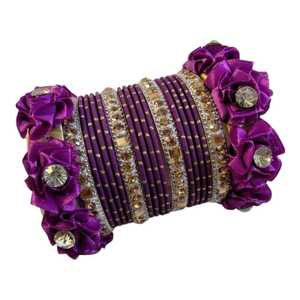 Última Colección AA IMPEX, Brazaletes Churiyan Hechos a Mano para Novias, con Perlas, Diseño Geométrico Moderno, Colores y Tamaños Personalizables - Product Image 1