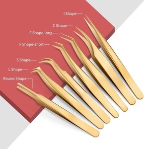 1 ud. Pinzas ESD de punta recta de precisión BAFA SURGICAL INSTRUMENTS BSI-ET-364 de acero inoxidable dorado, duraderas y modernas para injerto - Product Image 4