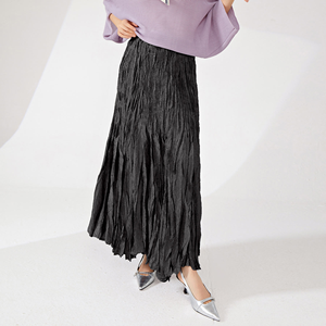 Jupe florale pour femmes, taille haute, maxi, fluide, imprimée, mode décontractée d'été - Product Image 6