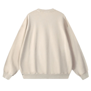 Sweat-shirt surdimensionné pour homme, pull unisexe, sweat-shirt à capuche uni, streetwear, coton, sweat-shirt à capuche vintage en tissu éponge, OEM - Product Image 2