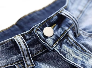 Shorts de Mezclilla para Hombre, Shorts de Mezclilla Azules Desgastados de Lujo, Fabricante OEM de Pakistán, Ropa Urbana Moderna, Estilo Perfecto para el Verano - Product Image 4