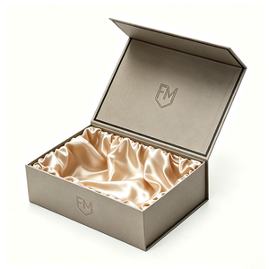 Caja de Regalo Rígida Magnética Personalizada OEM con Tapa Abatible y Forro de Satén - Empaque de Papel con Logotipo Grabado para Venta al por Mayor de Pelucas y Extensiones de Cabello - Product Image 2