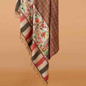 Traditional Solid Kani Pashmina <b>Shawl</b> Soft Warm Luxury Handcrafted Breathable Winter <b>Wrap</b> Elegant Design - Product Image 3