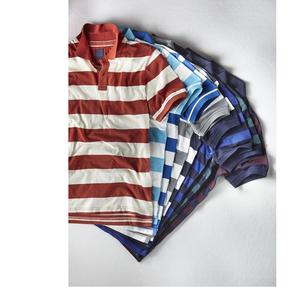 Nouveauté, vêtements pour enfants de haute qualité, haut à manches courtes rayé respirant, t-shirt polo en coton extensible pour garçons, fournisseur du Bangladesh - Product Image 5