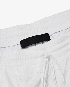 White Unisex Basketball <b>Shorts</b> With Number 25 Print Elastic Waist Quick Dry <b>Polyester</b> Summer Sport Wear - Product Image 5