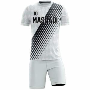 Uniformes de Fútbol Personalizados con Nombre de Equipo, Diseño Impreso, Tela 100% Poliéster de Alta Calidad, Transpirable, Elástico, Unisex, para Clubes Deportivos - Product Image 5