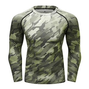 Rashguard personnalisé pour homme à manches longues, séchage rapide, protection UV, compression, pour entraînement MMA, OEM - Product Image 5