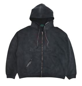 Venta al por mayor 2024 Diseño personalizado Zip-Up Sudadera con capucha de gran tamaño 100% algodón Ropa de invierno con patrón sólido en relieve Precio razonable - Product Image 1