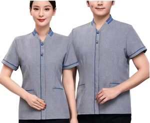 Uniforme de nettoyage pour l'hôtellerie sur mesure pour hommes et femmes, fabrication OEM - Product Image 2