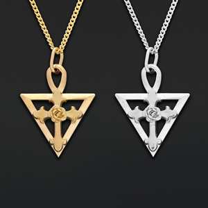 Pendentif BOJ RCJ 003, style victorien, personnalisé, rose-croix rosicrucienne, fait main, argent sterling, symbole alchimique, prix bas, en solde - Product Image 2