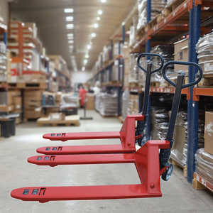 Transpaleta eléctrica hidráulica Manual de 2,5 toneladas con ruedas de carretilla elevadora de nailon, Gato de paleta de capacidad de 2500kg - Product Image 3