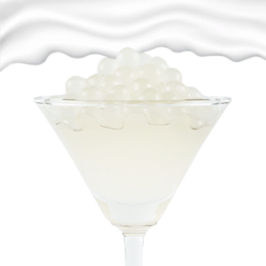 Boba éclatante aromatisée au yaourt bio, à faible teneur en gras, de qualité supérieure, pour la décoration de desserts en bouteille - Product Image 2