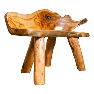Muebles de Patio Exteriores Hechos a Mano de Primera Calidad para Casa, Villa, Resort, Banco de Raíz de Teca Rústico de Lujo, Diseño ARTERRA - Product Image 1