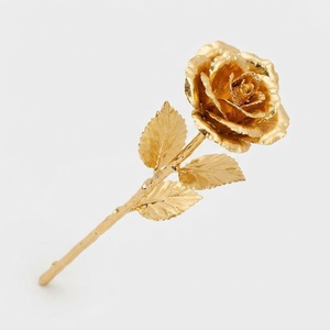 Wholesale 24k Gold Rose Real Preserved Gold Plated Rose Gold Dipped Rose for <b>Valentines</b> Day Mothers Day Anniversary <b>Gifts</b> Bulk - Product Image 2