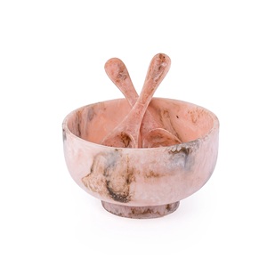 Tazón de Resina Hecho a Mano, Grande, Redondo, Decorativo, para Ensaladas y Aperitivos, para la Mesa del Hogar y la Cocina - Product Image 6