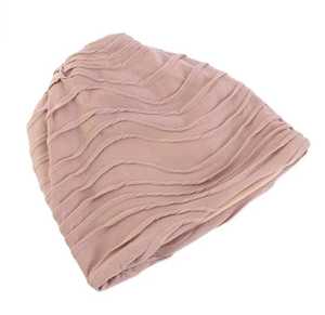Bonnet unisexe en polyester jacquard rayé, taille adulte ajustable, style bohème, pour l'extérieur, hiver - Product Image 5