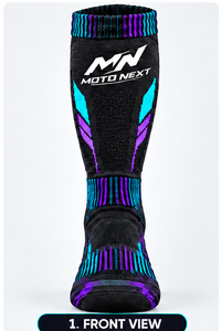 Chaussettes de sport tricotées pour hommes, modèle 2026, dernier design, anti-bactériennes, respirantes, pour la course et le cyclisme, en vente en ligne - Product Image 2