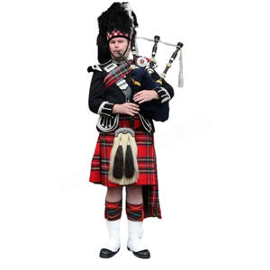 Veste doublet écossaise respirante pour bagpiper, accessoire d'instrument de musique - Product Image 6