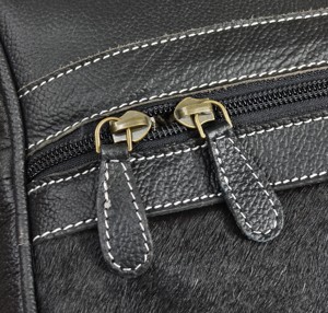 Bolsa de Viaje de Cuero Genuino 100% de Lujo, Nueva Colección 2026, con Diseño Floral y Detalles a Cuadros, en Color Negro y Marrón, Diseño Duradero - Product Image 6