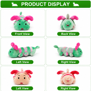 Caterpillar <b>Soft</b> <b>Toy</b> Cute Caterpillar Plush <b>Toy</b> Velboa <b>Stuffed</b> Animal <b>Toy</b> Kids Gift Custom OEM Wholesale - Product Image 2