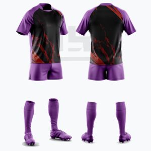 Maillot de football américain JAMEZ SPORTS de haute qualité avec broderie 3D personnalisée du nom de l'équipe, 100% polyester, coupe-vent, écologique, col en V - Product Image 4