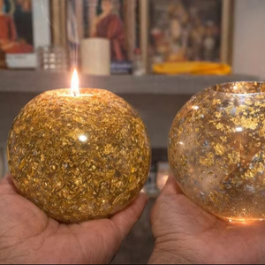 Attractive Home Decor Metal With Acrylic Resin Votive With Lid Christmas Decorations Candle Tea Light Carousel <b>Tealight</b> <b>Holders</b> - Product Image 1